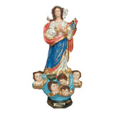 Nossa Senhora Da Conceição Barroca 50cm Magnífica Imagem