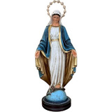 Nossa Senhora Das Graças Barroca Com 33cm Resina auréola