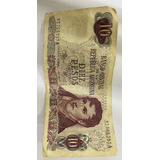 Nota Antiga Diez Pesos