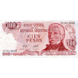 Nota Cédula Dinheiro 100 Pesos Argentino