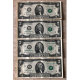 Nota De 2 Dólares Americanos Original