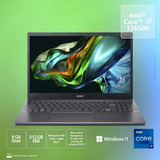 Notebook Acer Aspire 5 Intel® Core I712650h 15.6 Uhd Para Processadores Intel 512gb Ssd 8gb Ram Windows 11 Home 64-bits - A515-57-76mr
