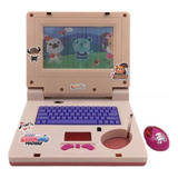 Notebook De Brinquedo Infantil Interativo Musical Luzes Som