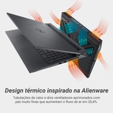 Notebook Dell 15.6 Fhd I5 16gb 512gb Ssd Rtx 3050 Linux Cor Preto