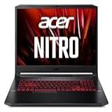 Notebook Gamer Acer Nitro 5 AN517 54 765V Intel Core I7 11  Ger  16GB RAM 512GB SSD  NVIDIA RTX 3050  17 3 LED FHD IPS 144Hz Linux Gutta Preto Com Vermelho