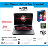 Notebook Gamer Top Avell I7 Mxm Gtx 1070 Sli Gsync defeito