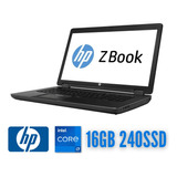Notebook Hp Zbook 15 G2 - I7 4810mq 16gb 240ssd - Windows 10