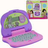 Notebook Infantil Barbie Bilíngue Charm Tech Rosa Candide