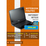 Notebook Intel I3 Itautec