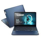Notebook Lenovo Ideapad Gaming 3i I5 10300H 8GB 256GBSSD GTX 1650 4GB 15 6  FHD WVA Linux 82CGS00100  Blue