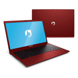 Notebook Positivo Motion Q4128c Intel Atom Quad core Red