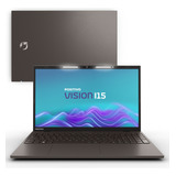Notebook Positivo Vision I15 Intel Core I3 Linux 16gb 256gb Ssd Lumina Bar 15.6 Fullhd - Cinza 