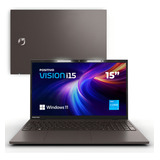 Notebook Positivo Vision I15 Lumina Bar Core I3 11th 8gb 256gb Ssd Tela 15 Polegadas Full Hd Antirreflexo W11 Ci