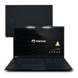 Notebook Positivo Vision R15 Lumina Bar Amd Ryzen 7 16gb 512gb Tela 15 Polegadas Full Hd Antirreflexo Linux Preto