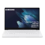 Notebook Samsung Galaxy Book Pro I7 1165g7 16gb 1tb Ssd Novo