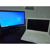 Notebook Samsung Np270e5j I5 4gb 320gb Hd + Monitor Externo