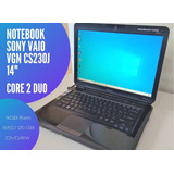 Notebook Sony Vaio Vgn