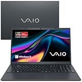 Notebook VAIO FE15 AMD Ryzen 5 Windows 11 Home 8GB 512GB SSD Tela 15 6 Full HD Antirreflexo Cinza Grafite VJFE59F11X B0531H