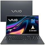 Notebook Vaio Fe15, Intel Core I7 12th, 16gb 512gb Ssd, Tela 15,6'' Full Hd Antirreflexo, Linux - Cinza Grafite, Vjfe54f11xb2731h