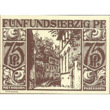 Notgeld 75 Pfennig De 1921 Origem Alemanha Fe