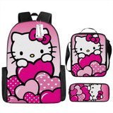 Nova Bolsa Hello Kitty, Linda Mochila Hello Kitty, Lancheira
