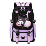 Nova Mochila Escolar Kuromi
