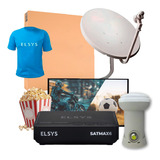 Nova Parabolica Digital 5g Banda Ku Satmax 6 Elsys Lnbf