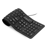 Nova Teclado De Silicone Dobrável Por Cabo Usb