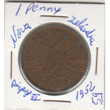 Nova Zelandia, 1 Penny De 1952
