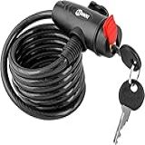 Nove54 Cadeado Para Bicicleta 150 Cm Com Chave 