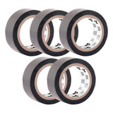 Nove54 Kit 5 Fita Isolante Antichama 19mm X 5m Cor Preto
