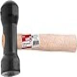 Nove54 Martelo De Borracha 60 Mm Cabo Em Madeira Preto