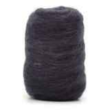Novelo De Lã Fios Da Fazenda Lã Merino Para Feltragem Cor F40 Roxo Indigo De 25g Por Unidade De 1 Unidades Por 1 Por Kit