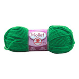 Novelo De Lã Mollet Círculo 40gr C 80 Metros Cores Sólidas Cor Cor 5545 Bandeira