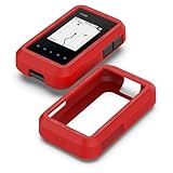 NovemFoal Capa De Silicone Solar Compatível Com Garmin ETrex Para Navegação Portátil GPS De Energia Solar Vermelha 