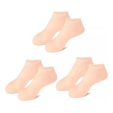 Novo 3 Pares De Meias Esfoliantes Em Gel De Spa Hidratante