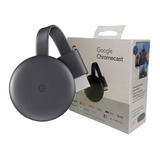 Novo Chromecast 3 Google Full Hd