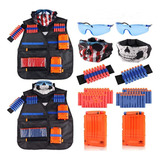 Novo Conjunto De 2 Peças De Colete Tático Infantil