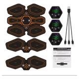 Novo Ems Tonificador Muscular Elétrico 3 Pcs Recarregável