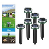 Novo Espanta Gato Kit 6 Repelente Solar Com Sensor De