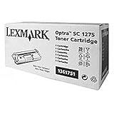 Novo Genuine Lexmark 1361751 Cartucho De Toner A Laser Preto, Projetado Para Funcionar Para Optra Sc 1275, Optra Sc 1275n, Optra Sc 1275n Solaris