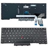 Novo Teclado Para Laptop Lenovo IBM Thinkpad L14 L14 Geração 1 Preto Com Luz De Fundo E Moldura