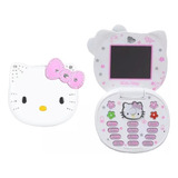 Novo Telefone Flip Hello Kitty De Desenho Animadoqwe7