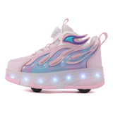 Novos Patins Infantis Com Led Verão 2024 Com Rodas