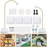 NOVWANG Kit De Arco De Balão 3 M E 2 M Suporte De Coluna De Bola Alta Em Forma De Dobra Livre Suporte De Bola Em Forma De Faça Você Mesmo Com Base Para Casamento Festa De Aniversário Chá De Bebê 