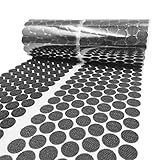 NOWVIE 100 Pares 10 15 20mm Pontos Autoadesivos Fita Adesiva Para Bebê Fita Adesiva De Cola Forte Moedas Redondas Gancho E Laço  Cor  Preto  Tamanho  15mm 