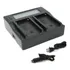 Np-f770 + Carregador Duplo Para Camera Sony Hxr-nx5 Nx5u 5e