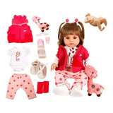 Npkdoll Boneca Bebê Reborn Menina Realista De Silicone 48cm