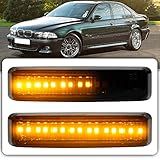 Nsautolighting Conjunto De Luzes Sinalizadoras Laterais Dinâmicas Led Para Bmw M5 E39 5 Series E39 525i 528i 530i 540i Sedan & Touring 1998-2003 Luzes Piscantes Laterais