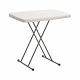 NTK- Mesa Dobrável Com Ajuste De Altura Robust 80cm- Branco